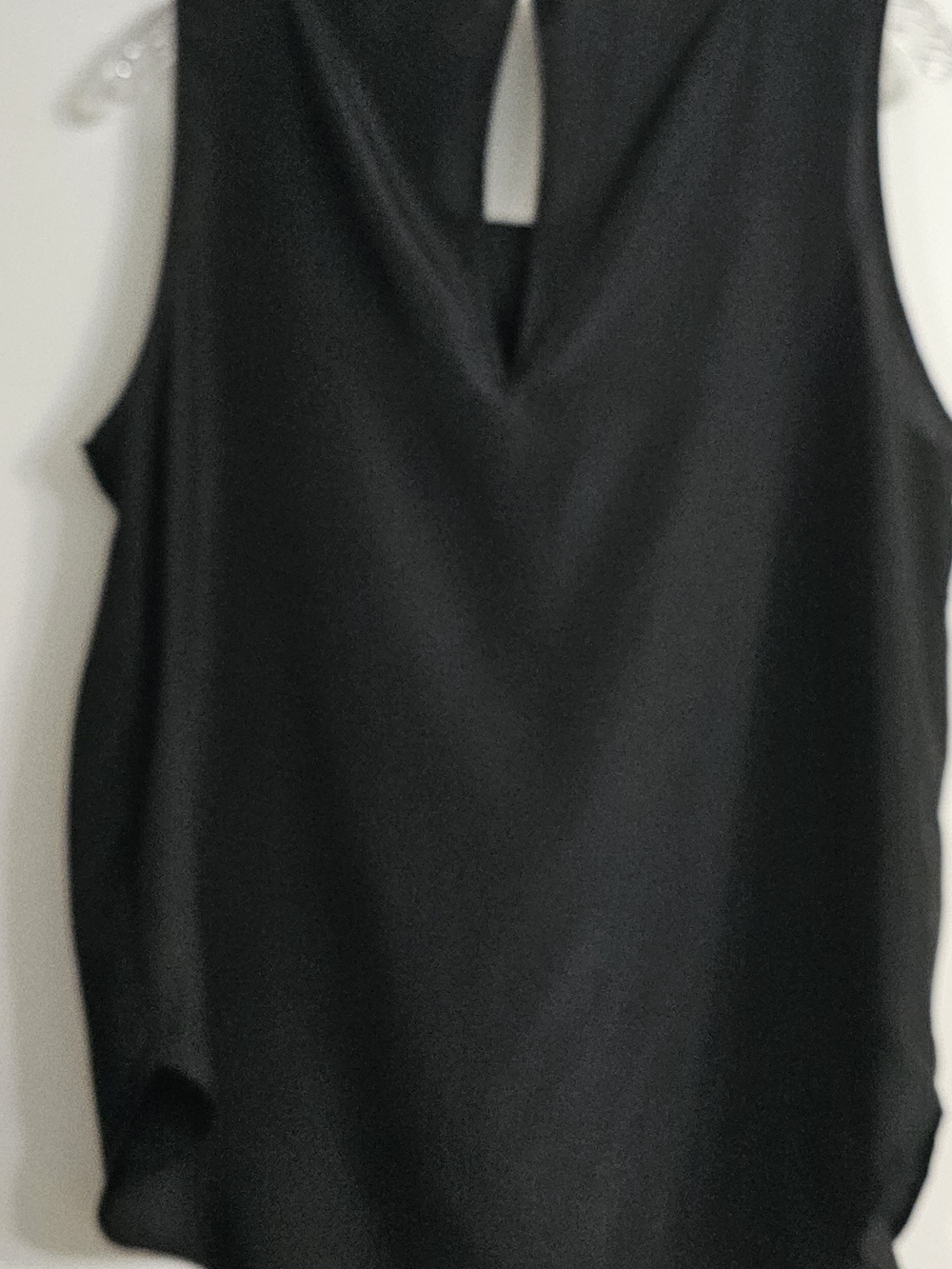 Michael Kors Black Blouse with Gold Neck Bar - Picture 5 of 6